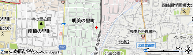 大阪府大東市明美の里町20周辺の地図