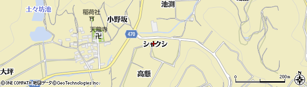 愛知県南知多町（知多郡）山海（シャクシ）周辺の地図
