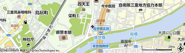 前田建設工業株式会社　三重営業所周辺の地図