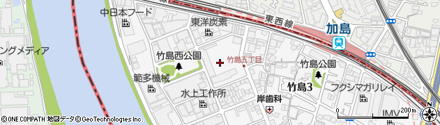 ロジスネクスト近畿株式会社　西淀川支店周辺の地図