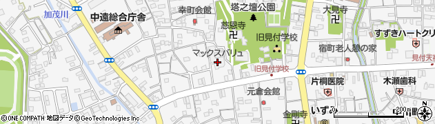 マックスバリュ磐田見付店周辺の地図