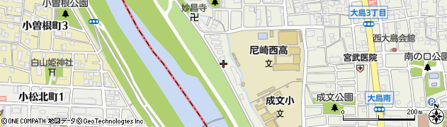 武庫川流作公園周辺の地図