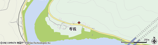 岡山県岡山市北区牟佐1734周辺の地図