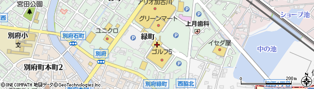 兵庫県加古川市別府町緑町周辺の地図
