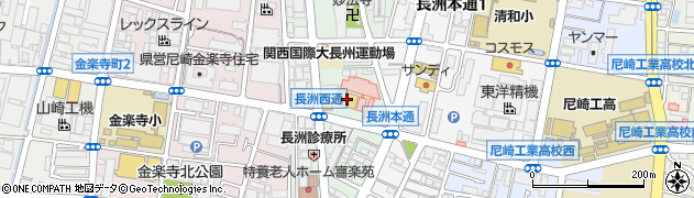 スギ薬局尼崎西長洲店周辺の地図