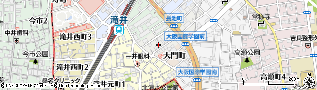 大阪府守口市長池町周辺の地図