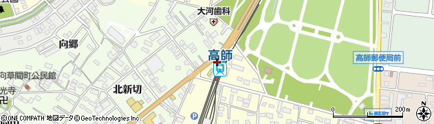 高師駅周辺の地図