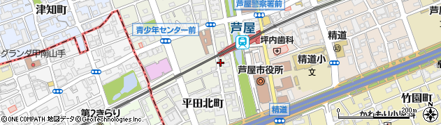 システムパーク平田北町駐車場周辺の地図