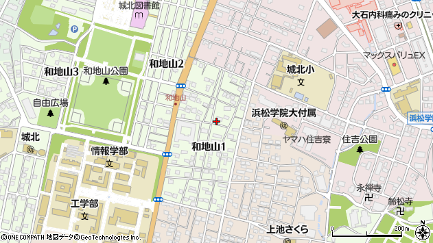 〒432-8003 静岡県浜松市中央区和地山の地図