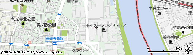 兵庫県尼崎市常光寺4丁目周辺の地図