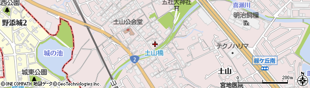兵庫県加古川市平岡町土山290周辺の地図
