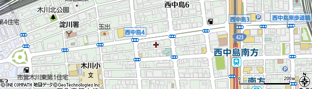 株式会社コクサン　大阪営業所周辺の地図