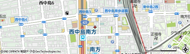 じゅじゅ庵 西中島店周辺の地図