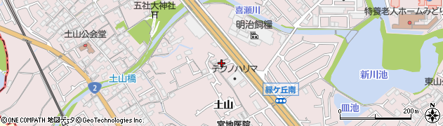 兵庫県加古川市平岡町土山195周辺の地図