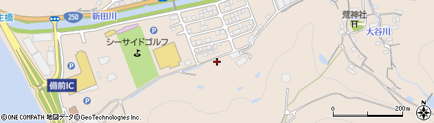 岡山県備前市穂浪2400周辺の地図