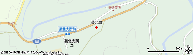 芸北郵便局 ＡＴＭ周辺の地図