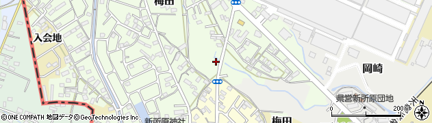 静岡県湖西市梅田520周辺の地図