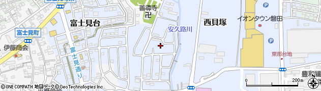 静岡県磐田市西貝塚3528周辺の地図