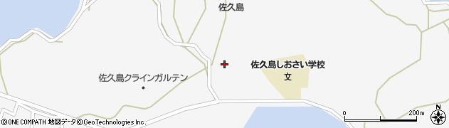 愛知県西尾市一色町佐久島（下遠田）周辺の地図
