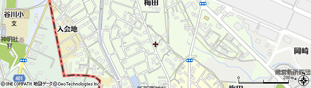 静岡県湖西市梅田726周辺の地図