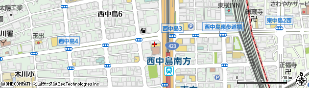 菱和コンクリート株式会社　大阪支店周辺の地図