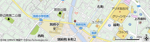 兵庫県加古川市別府町中島町60周辺の地図