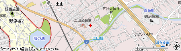兵庫県加古川市平岡町土山297周辺の地図
