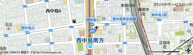 昴 新大阪店周辺の地図