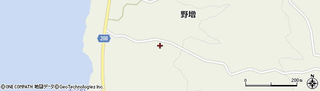 東京都大島町野増357周辺の地図