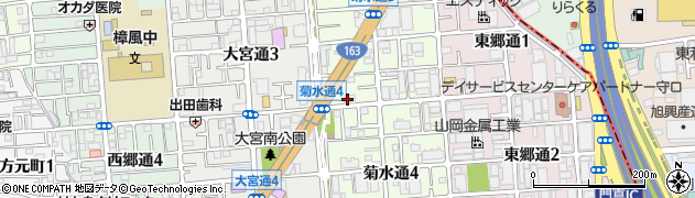 ＡＳＡＳ守口店周辺の地図