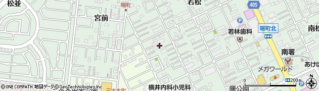 愛知県豊橋市曙町若松169周辺の地図