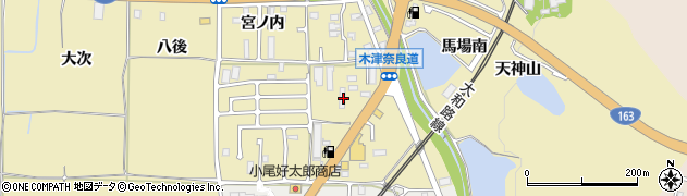 京都府木津川市木津奈良道51周辺の地図