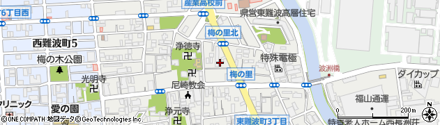 兵庫県尼崎市東難波町周辺の地図