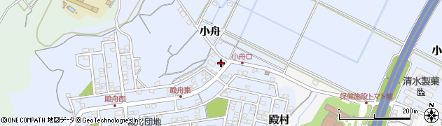 津櫛形郵便局周辺の地図