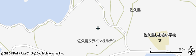 愛知県西尾市一色町佐久島（西平地）周辺の地図