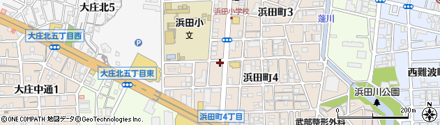 すき家尼崎浜田店周辺の地図