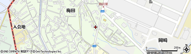 静岡県湖西市梅田495周辺の地図