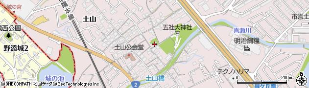兵庫県加古川市平岡町土山356周辺の地図