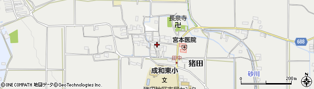 三重県伊賀市猪田1312周辺の地図