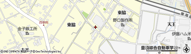 愛知県豊橋市西幸町東脇146周辺の地図