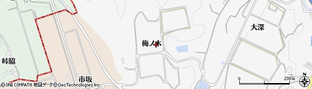 愛知県南知多町（知多郡）豊丘（梅ノ木）周辺の地図
