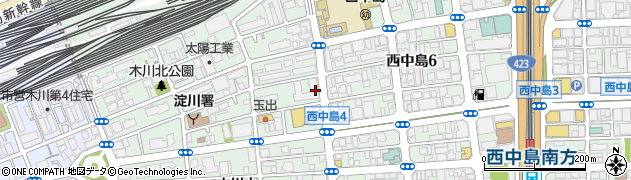 グリーンエクセル新大阪周辺の地図