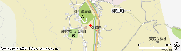 奈良県奈良市柳生町周辺の地図