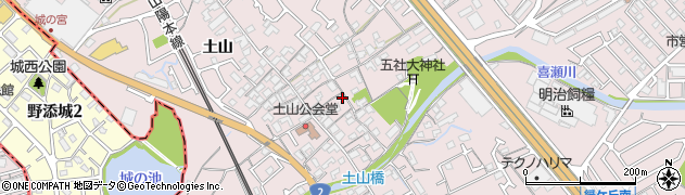兵庫県加古川市平岡町土山542周辺の地図