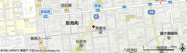 好麺 原島店周辺の地図