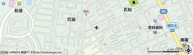 愛知県豊橋市曙町若松29周辺の地図