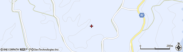 京都府南山城村（相楽郡）高尾（中谷）周辺の地図