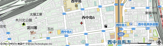 ロンシール工業株式会社　大阪支店周辺の地図
