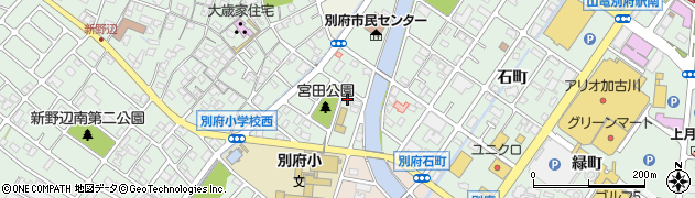 兵庫県加古川市別府町宮田町32周辺の地図