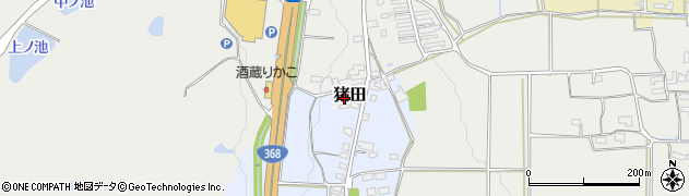 三重県伊賀市猪田265周辺の地図
